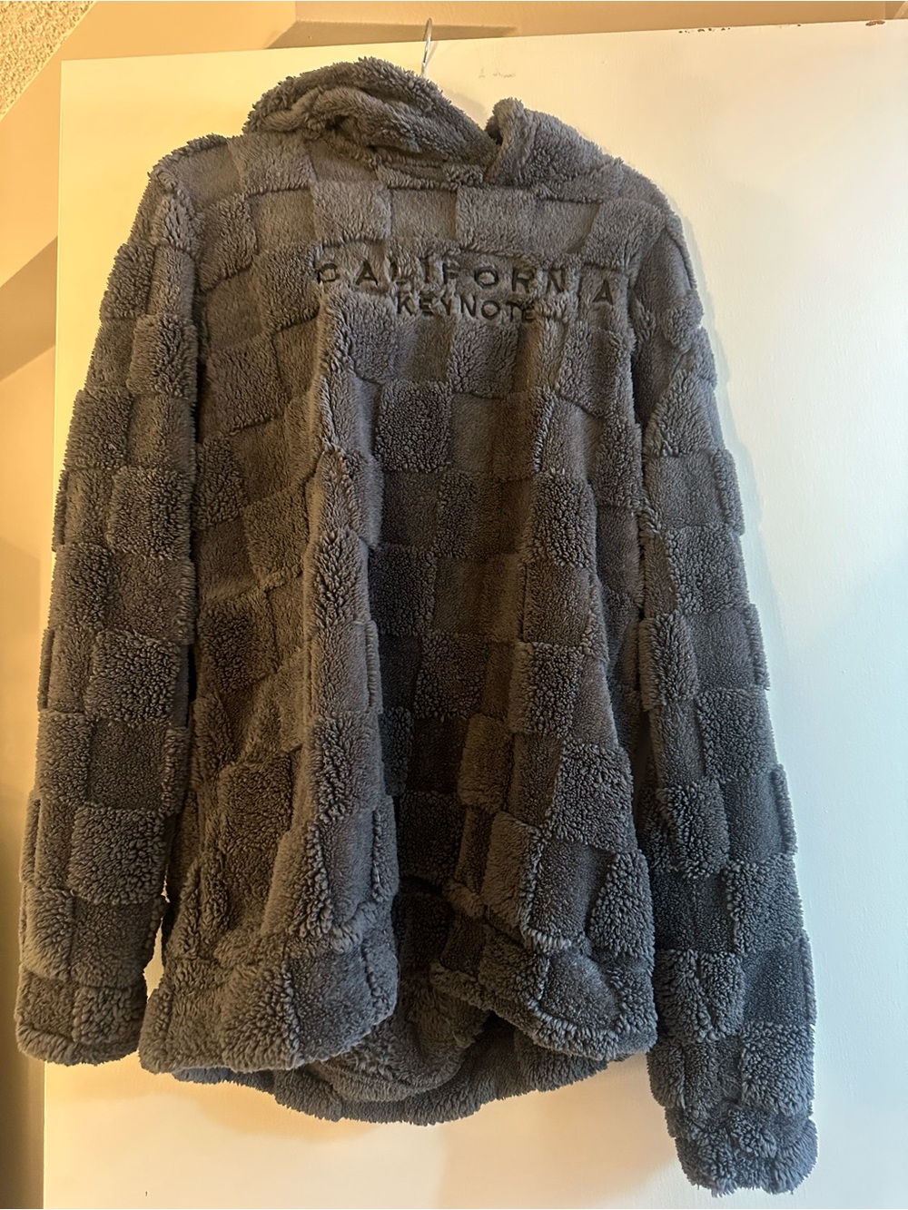 California Keynotes Plush Gray Sherpa Hoodie
